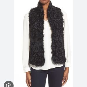 Wool/lambs fur vest
